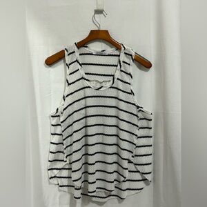 Julie Billiart - Striped Black and White Women's Tank Top